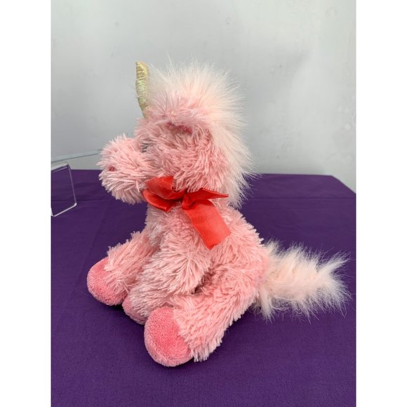 Russ 10" Luky The Pink Sparkle Frosted Unicorn Plush Stuffed Animal - Picture 2 of 9